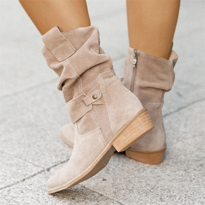 Rebecca's Relaxed Fit Slouchy Mid-Calf Boots