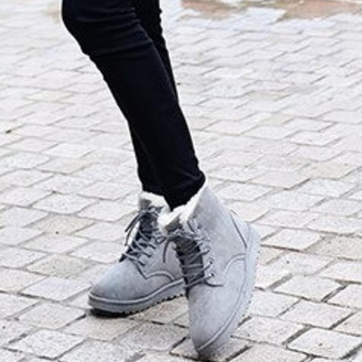 Rebecca's Cozy Lace-Up Ankle Boots
