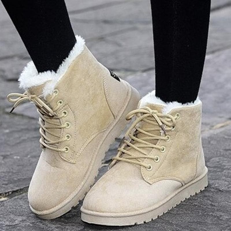Rebecca's Cozy Lace-Up Ankle Boots