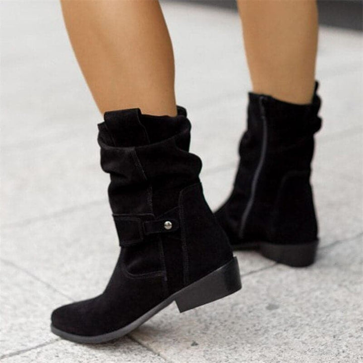 Rebecca's Relaxed Fit Slouchy Mid-Calf Boots