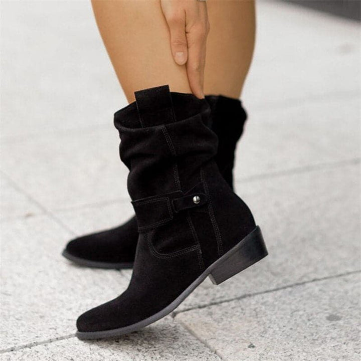Rebecca's Relaxed Fit Slouchy Mid-Calf Boots
