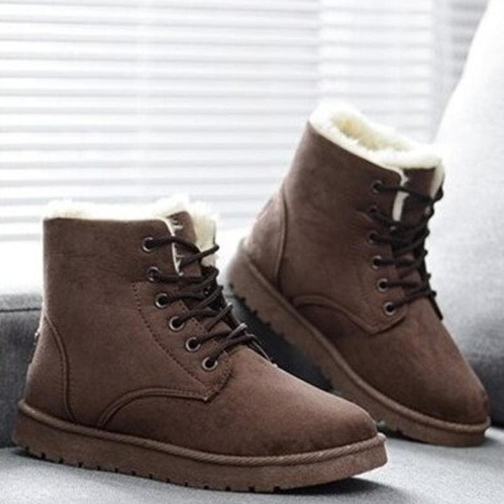 Rebecca's Cozy Lace-Up Ankle Boots