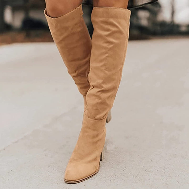 Rebecca's Classic Suede Knee-High Boots
