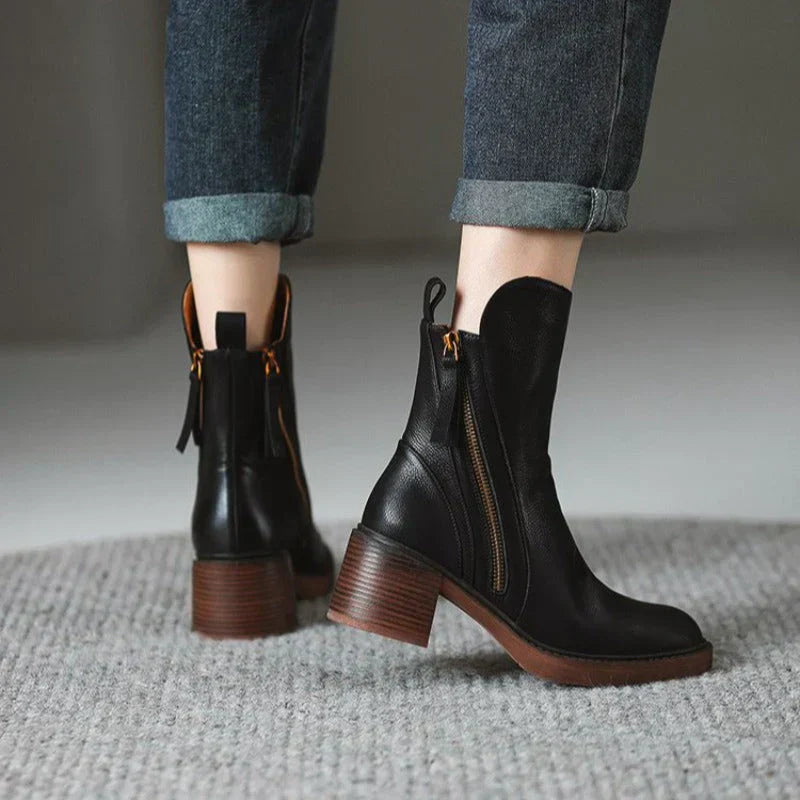 Rebecca's Classic Side-Zip Fall Boots