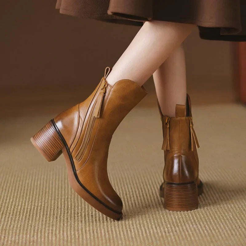 Rebecca's Classic Side-Zip Fall Boots