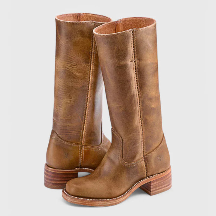Rebecca's Tall Western Square Toe Boots
