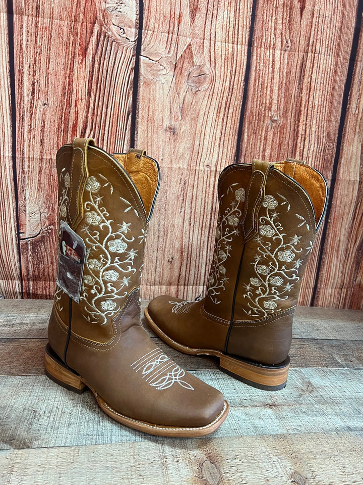 Rebecca's Western Cowgirl Wide Calf Boot