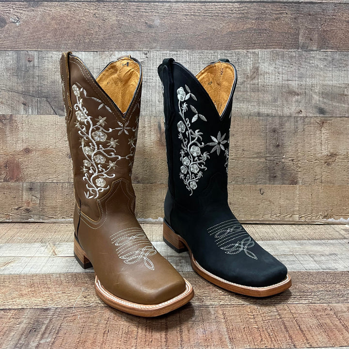 Rebecca's Western Cowgirl Wide Calf Boot
